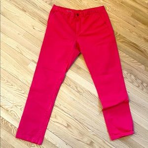 Scotch & Soda Red Chino Pants